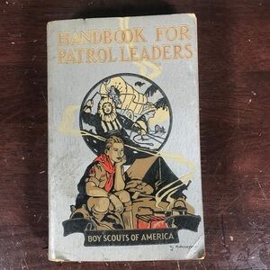Vintage BSA Handbook For Patrol Leaders 1943 Boy Scouts of America Soft Cvr Book
